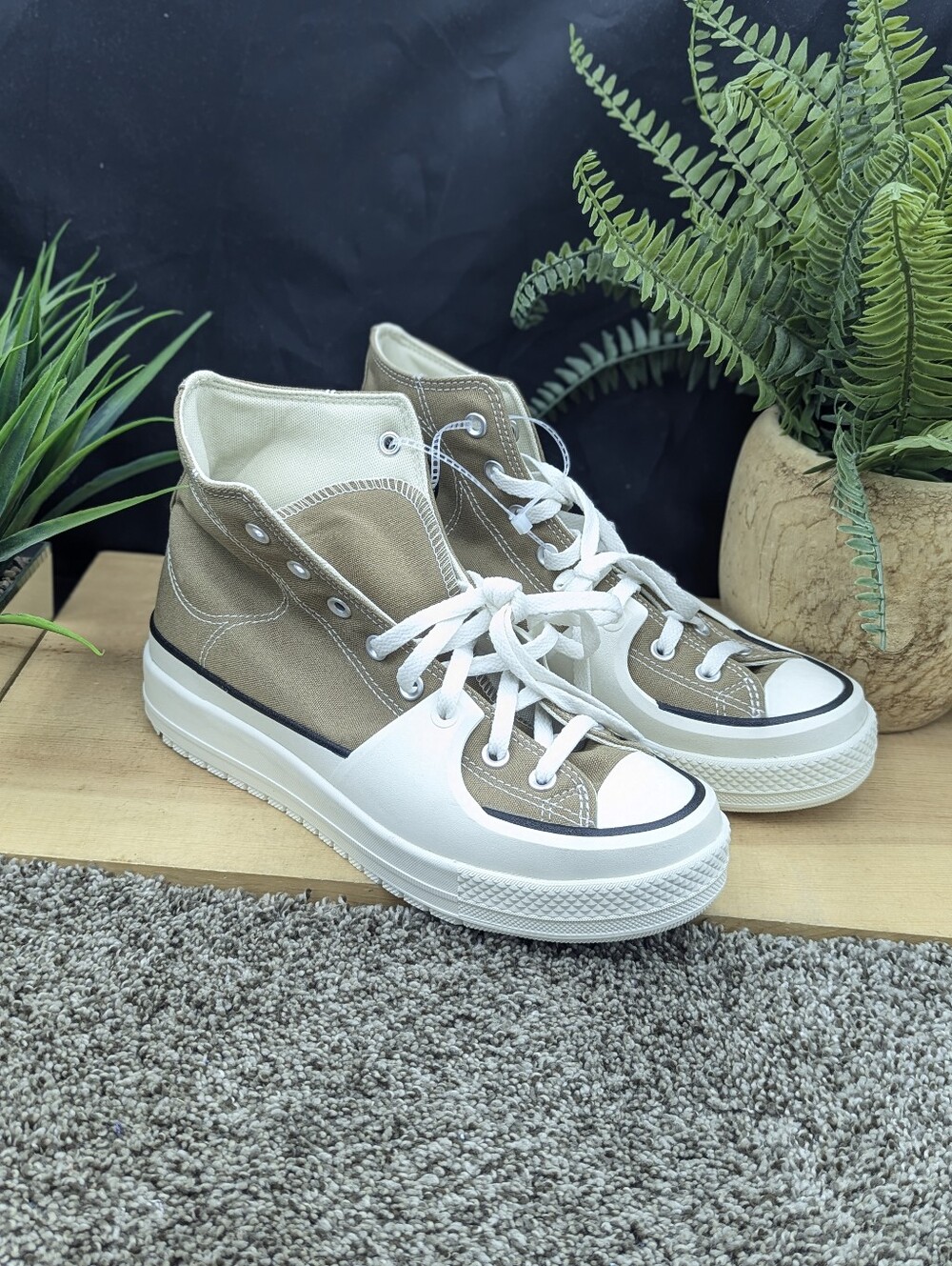 Chuck Taylor All Star Mens Size 9.5 Converse Construct High Roasted Women's 11